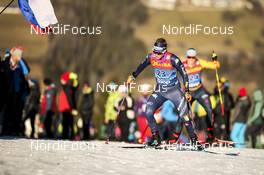 05.01.2020, Val di Fiemme, Italy (ITA): Elisa Brocard (ITA) - FIS world cup cross-country, tour de ski, final climb women, Val di Fiemme (ITA). www.nordicfocus.com. © Becchis/NordicFocus. Every downloaded picture is fee-liable.