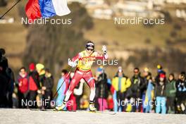 05.01.2020, Val di Fiemme, Italy (ITA): Therese Johaug (NOR) - FIS world cup cross-country, tour de ski, final climb women, Val di Fiemme (ITA). www.nordicfocus.com. © Becchis/NordicFocus. Every downloaded picture is fee-liable.