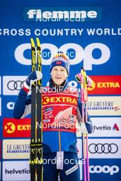 04.01.2020, Val di Fiemme, Italy (ITA): Johannes Hoesflot Klaebo (NOR) - FIS world cup cross-country, tour de ski, individual sprint, Val di Fiemme (ITA). www.nordicfocus.com. © Modica/NordicFocus. Every downloaded picture is fee-liable.