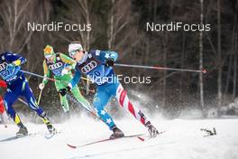 03.01.2020, Val di Fiemme, Italy (ITA): David Norris (USA) - FIS world cup cross-country, tour de ski, mass men, Val di Fiemme (ITA). www.nordicfocus.com. © Modica/NordicFocus. Every downloaded picture is fee-liable.