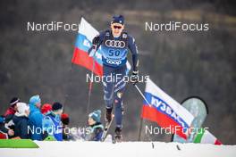 03.01.2020, Val di Fiemme, Italy (ITA): Mikael Abram (ITA) - FIS world cup cross-country, tour de ski, mass men, Val di Fiemme (ITA). www.nordicfocus.com. © Modica/NordicFocus. Every downloaded picture is fee-liable.