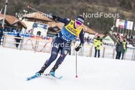 03.01.2020, Val di Fiemme, Italy (ITA): Elisa Brocard (ITA) - FIS world cup cross-country, tour de ski, mass women, Val di Fiemme (ITA). www.nordicfocus.com. © Modica/NordicFocus. Every downloaded picture is fee-liable.
