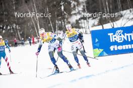 03.01.2020, Val di Fiemme, Italy (ITA): Maja Dahlqvist (SWE), Elina Roennlund (SWE), (l-r)  - FIS world cup cross-country, tour de ski, mass women, Val di Fiemme (ITA). www.nordicfocus.com. © Modica/NordicFocus. Every downloaded picture is fee-liable.