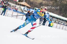 03.01.2020, Val di Fiemme, Italy (ITA): Jessica Diggins (USA) - FIS world cup cross-country, tour de ski, mass women, Val di Fiemme (ITA). www.nordicfocus.com. © Modica/NordicFocus. Every downloaded picture is fee-liable.