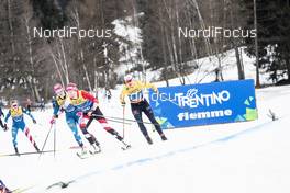 03.01.2020, Val di Fiemme, Italy (ITA): Teresa Stadlober (AUT), Victoria Carl (GER), (l-r)  - FIS world cup cross-country, tour de ski, mass women, Val di Fiemme (ITA). www.nordicfocus.com. © Modica/NordicFocus. Every downloaded picture is fee-liable.
