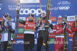 12.01.2020, Dresden, Germany (GER): Renaud Jay (FRA), Lucas Chanavat (FRA), (l-r) - FIS world cup cross-country, team sprint, Dresden (GER). www.nordicfocus.com. © Thibaut/NordicFocus. Every downloaded picture is fee-liable.