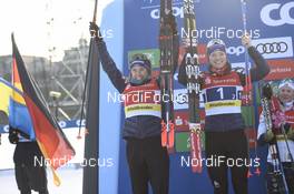 12.01.2020, Dresden, Germany (GER): Laurien Van Der Graaff (SUI), Nadine Faehndrich (SUI), (l-r) - FIS world cup cross-country, team sprint, Dresden (GER). www.nordicfocus.com. © Thibaut/NordicFocus. Every downloaded picture is fee-liable.