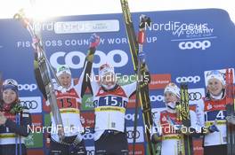 12.01.2020, Dresden, Germany (GER): Maja Dahlqvist (SWE), Linn Svahn (SWE), (l-r) - FIS world cup cross-country, team sprint, Dresden (GER). www.nordicfocus.com. © Thibaut/NordicFocus. Every downloaded picture is fee-liable.