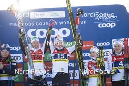 12.01.2020, Dresden, Germany (GER): Maja Dahlqvist (SWE), Linn Svahn (SWE), (l-r) - FIS world cup cross-country, team sprint, Dresden (GER). www.nordicfocus.com. © Thibaut/NordicFocus. Every downloaded picture is fee-liable.