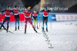 12.01.2020, Dresden, Germany (GER): Andrey Krasnov (RUS) - FIS world cup cross-country, team sprint, Dresden (GER). www.nordicfocus.com. © Thibaut/NordicFocus. Every downloaded picture is fee-liable.