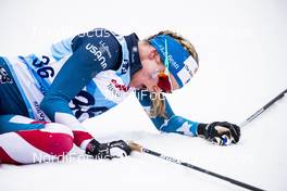 18.01.2020, Nove Mesto, Czech Republic (CZE): Jessica Diggins (USA) - FIS world cup cross-country, 15km men, Nove Mesto (CZE). www.nordicfocus.com. © Modica/NordicFocus. Every downloaded picture is fee-liable.