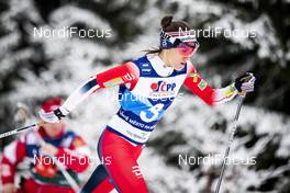 19.01.2020, Nove Mesto, Czech Republic (CZE): Heidi Weng (NOR) - FIS world cup cross-country, pursuit women, Nove Mesto (CZE). www.nordicfocus.com. © Modica/NordicFocus. Every downloaded picture is fee-liable.