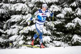 19.01.2020, Nove Mesto, Czech Republic (CZE): Charlotte Kalla (SWE) - FIS world cup cross-country, pursuit women, Nove Mesto (CZE). www.nordicfocus.com. © Modica/NordicFocus. Every downloaded picture is fee-liable.
