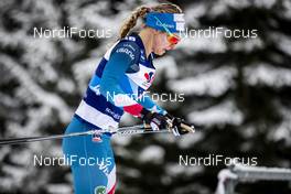 19.01.2020, Nove Mesto, Czech Republic (CZE): Jessica Diggins (USA) - FIS world cup cross-country, pursuit women, Nove Mesto (CZE). www.nordicfocus.com. © Modica/NordicFocus. Every downloaded picture is fee-liable.