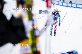 19.01.2020, Nove Mesto, Czech Republic (CZE): Jessica Diggins (USA) - FIS world cup cross-country, pursuit women, Nove Mesto (CZE). www.nordicfocus.com. © Modica/NordicFocus. Every downloaded picture is fee-liable.