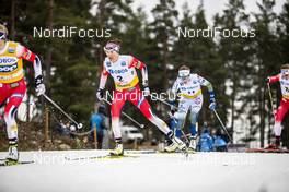 09.02.2020, Falun, Sweden (SWE): Heidi Weng (NOR), Ebba Andersson (SWE), (l-r)  - FIS world cup cross-country, 10km women, Falun (SWE). www.nordicfocus.com. © Modica/NordicFocus. Every downloaded picture is fee-liable.
