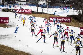 09.02.2020, Falun, Sweden (SWE): Start of the race (l-r)  - FIS world cup cross-country, 10km women, Falun (SWE). www.nordicfocus.com. © Modica/NordicFocus. Every downloaded picture is fee-liable.