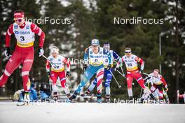 09.02.2020, Falun, Sweden (SWE): Jessica Diggins (USA), Helene Marie Fossesholm (NOR), (l-r)  - FIS world cup cross-country, 10km women, Falun (SWE). www.nordicfocus.com. © Modica/NordicFocus. Every downloaded picture is fee-liable.
