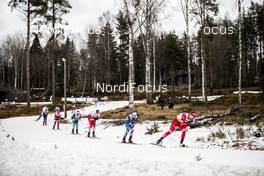 09.02.2020, Falun, Sweden (SWE): Sergey Ustiugov (RUS), David Norris (USA), (l-r)  - FIS world cup cross-country, 15km men, Falun (SWE). www.nordicfocus.com. © Modica/NordicFocus. Every downloaded picture is fee-liable.