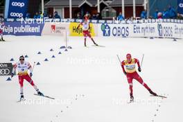 09.02.2020, Falun, Sweden (SWE): Sjur Roethe (NOR), Alexander Bolshunov (RUS), (l-r)  - FIS world cup cross-country, 15km men, Falun (SWE). www.nordicfocus.com. © Modica/NordicFocus. Every downloaded picture is fee-liable.