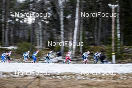 09.02.2020, Falun, Sweden (SWE): Finn Haagen Krogh (NOR), Maurice Manificat (FRA), (l-r)  - FIS world cup cross-country, 15km men, Falun (SWE). www.nordicfocus.com. © Modica/NordicFocus. Every downloaded picture is fee-liable.