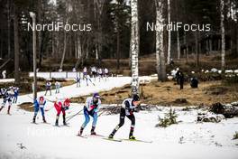 09.02.2020, Falun, Sweden (SWE): Dajan Danuser (SUI), Naoto Baba (JPN), (l-r)  - FIS world cup cross-country, 15km men, Falun (SWE). www.nordicfocus.com. © Modica/NordicFocus. Every downloaded picture is fee-liable.