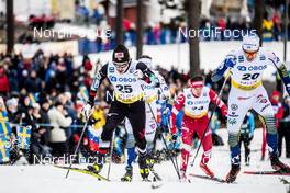 08.02.2020, Falun, Sweden (SWE): Hiroyuki Miyazawa (JPN), Teodor Peterson (SWE), (l-r)  - FIS world cup cross-country, individual sprint, Falun (SWE). www.nordicfocus.com. © Modica/NordicFocus. Every downloaded picture is fee-liable.