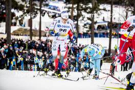 08.02.2020, Falun, Sweden (SWE): Marcus Grate (SWE), Anton Persson (SWE), (l-r)  - FIS world cup cross-country, individual sprint, Falun (SWE). www.nordicfocus.com. © Modica/NordicFocus. Every downloaded picture is fee-liable.
