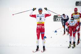 08.02.2020, Falun, Sweden (SWE): Paal Golberg (NOR), Erik Valnes (NOR), (l-r)  - FIS world cup cross-country, individual sprint, Falun (SWE). www.nordicfocus.com. © Modica/NordicFocus. Every downloaded picture is fee-liable.