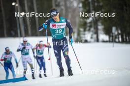 16.02.2020, Oestersund, Sweden (SWE): Giandomenico Salvadori (ITA) - FIS world cup cross-country, pursuit men, Oestersund (SWE). www.nordicfocus.com. © THIBAUT/NordicFocus. Every downloaded picture is fee-liable.