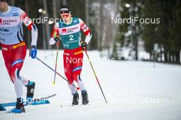 16.02.2020, Oestersund, Sweden (SWE): Simen Hegstad Krueger (NOR) - FIS world cup cross-country, pursuit men, Oestersund (SWE). www.nordicfocus.com. © THIBAUT/NordicFocus. Every downloaded picture is fee-liable.