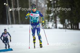 16.02.2020, Oestersund, Sweden (SWE): Olzhas Klimin (KAZ) - FIS world cup cross-country, pursuit men, Oestersund (SWE). www.nordicfocus.com. © THIBAUT/NordicFocus. Every downloaded picture is fee-liable.