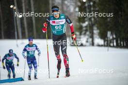 16.02.2020, Oestersund, Sweden (SWE): Evan Palmer-Charrette (CAN) - FIS world cup cross-country, pursuit men, Oestersund (SWE). www.nordicfocus.com. © THIBAUT/NordicFocus. Every downloaded picture is fee-liable.