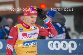 16.02.2020, Oestersund, Sweden (SWE): Alexander Bolshunov (RUS) - FIS world cup cross-country, pursuit men, Oestersund (SWE). www.nordicfocus.com. © THIBAUT/NordicFocus. Every downloaded picture is fee-liable.