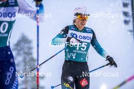 16.02.2020, Oestersund, Sweden (SWE): Delphine Claudel (FRA) - FIS world cup cross-country, pursuit women, Oestersund (SWE). www.nordicfocus.com. ©THIBAUT/NordicFocus. Every downloaded picture is fee-liable.