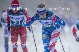 16.02.2020, Oestersund, Sweden (SWE): Sadie Maubet Bjornsen (USA) - FIS world cup cross-country, pursuit women, Oestersund (SWE). www.nordicfocus.com. ©THIBAUT/NordicFocus. Every downloaded picture is fee-liable.