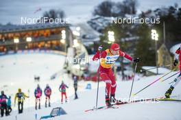 18.02.2020, Are, Sweden (SWE): Alexander Bolshunov (RUS) - FIS world cup cross-country, individual sprint, Are (SWE). www.nordicfocus.com. © Thibaut/NordicFocus. Every downloaded picture is fee-liable.
