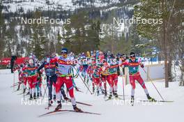20.02.2020, Storlien-Meraker, Norway (NOR): Johannes Hoesflot Klaebo (NOR) - FIS world cup cross-country, mass men, Storlien-Meraker (NOR). www.nordicfocus.com. © Thibaut/NordicFocus. Every downloaded picture is fee-liable.
