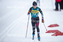 22.02.2020, Trondheim, Norway (NOR): Masako Ishida (JPN) - FIS world cup cross-country, individual sprint, Trondheim (NOR). www.nordicfocus.com. © Thibaut/NordicFocus. Every downloaded picture is fee-liable.
