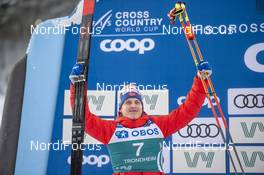 23.02.2020, Trondheim, Norway (NOR): Simen Hegstad Krueger (NOR) - FIS world cup cross-country, pursuit men, Trondheim (NOR). www.nordicfocus.com. © Thibaut/NordicFocus. Every downloaded picture is fee-liable.