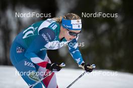 23.02.2020, Trondheim, Norway (NOR): Jessica Diggins (USA) - FIS world cup cross-country, pursuit women, Trondheim (NOR). www.nordicfocus.com. © Thibaut/NordicFocus. Every downloaded picture is fee-liable.