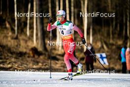 29.02.2020, Lahti Finland (FIN): Chunxue Chi (CHN) - FIS world cup cross-country, 10km women, Lahti (FIN). www.nordicfocus.com. © Modica/NordicFocus. Every downloaded picture is fee-liable.