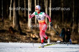 29.02.2020, Lahti Finland (FIN): Qinghua Ma (CHN) - FIS world cup cross-country, 10km women, Lahti (FIN). www.nordicfocus.com. © Modica/NordicFocus. Every downloaded picture is fee-liable.