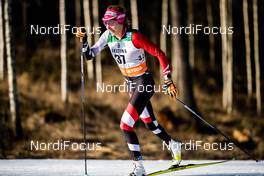 29.02.2020, Lahti Finland (FIN): Teresa Stadlober (AUT) - FIS world cup cross-country, 10km women, Lahti (FIN). www.nordicfocus.com. © Modica/NordicFocus. Every downloaded picture is fee-liable.