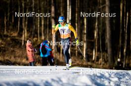 29.02.2020, Lahti Finland (FIN): Nadine Herrmann (GER) - FIS world cup cross-country, 10km women, Lahti (FIN). www.nordicfocus.com. © Modica/NordicFocus. Every downloaded picture is fee-liable.