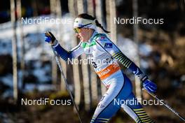 29.02.2020, Lahti Finland (FIN): Ebba Andersson (SWE) - FIS world cup cross-country, 10km women, Lahti (FIN). www.nordicfocus.com. © Modica/NordicFocus. Every downloaded picture is fee-liable.