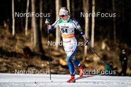 29.02.2020, Lahti Finland (FIN): Rebecca Oehrn (SWE) - FIS world cup cross-country, 10km women, Lahti (FIN). www.nordicfocus.com. © Modica/NordicFocus. Every downloaded picture is fee-liable.