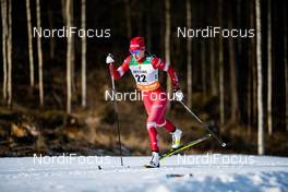 29.02.2020, Lahti Finland (FIN): Yana Kirpichenko (RUS) - FIS world cup cross-country, 10km women, Lahti (FIN). www.nordicfocus.com. © Modica/NordicFocus. Every downloaded picture is fee-liable.