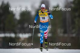 29.02.2020, Lahti Finland (FIN): Adam Martin (USA) - FIS world cup cross-country, 15km men, Lahti (FIN). www.nordicfocus.com. © THIBAUT/NordicFocus. Every downloaded picture is fee-liable.