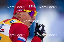 29.02.2020, Lahti Finland (FIN): Alexander Bolshunov (RUS) - FIS world cup cross-country, 15km men, Lahti (FIN). www.nordicfocus.com. © THIBAUT/NordicFocus. Every downloaded picture is fee-liable.